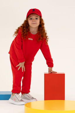 U. S. Polo Assn Детский красный базовый свитшот с круглым вырезом - U.s. polo assn фото 15