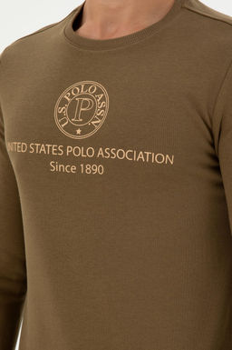 Мужской свитшот цвета хаки Неожиданная скидка в корзине - U.s. polo assn фото 7