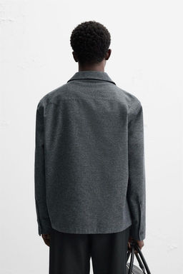 TEXTURED OVERSHIRT - Zara фото 19