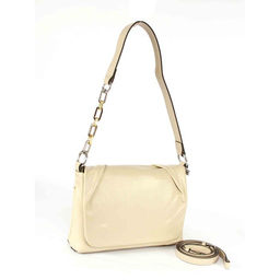 Сумка женская натуральная кожа GU 2033-8200, 1отд+карм/пер, плечевой ремень, бежевый SALE 265817 - Adelia фото 6