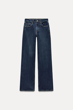 MID-RISE WIDE-LEG TRF JEANS - Zara фото 7