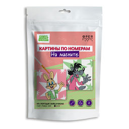 ФРЕЯ CMF-PNBM-009 Набор для раскрашивания по номерам (на магните) 9 х 9 см Ну, погоди! Заяц и Волк