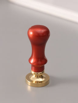 Печать для сургуча с пластиковой ручкой «Буква K на вензеле», 2.5×2.5×6.3 см