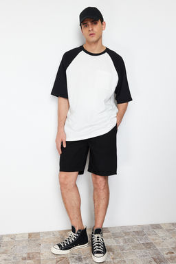 Orta Mavi Regular Beli Lastikli Kot Sort TMNSS24SR00028 - Trendyolmilla фото 10