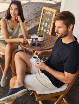 Мужская футболка из льна и хлопка LIVERGY  фото 5