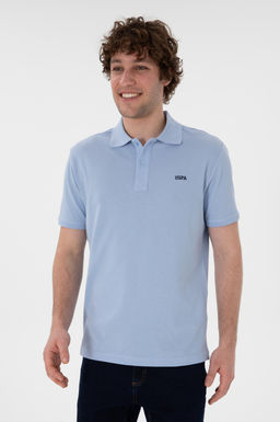 Erkek Regular Fit Polo Yaka A__k Mavi Basic Ti__rt Sepette S_rpriz _ndirim - U.s. polo assn фото 2