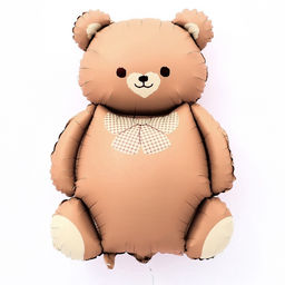 Воздушный шар фольгированный 35" «Мишка с бантом»