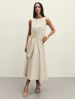 Миди юбка из тенселя / Zarina