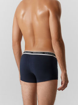 Цена за 2 штуки! Трусы мужские боксеры мультипак (2 шт.) в темно-синем и черных цветах - Mark formelle фото 6