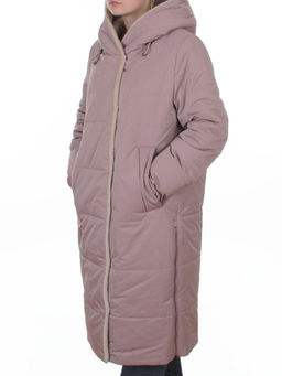 T-9115 LILAC Пальто зимнее женское (верблюжья шерсть)