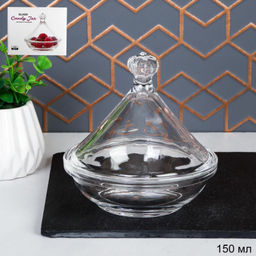 Сахарница конус 150 мл / LGR-108 /уп 60/