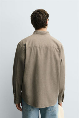 REGULAR FIT CHECK SHIRT - Zara фото 3
