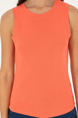 Kad_n Nar _i_e_i Bisiklet Yaka Kolsuz Basic Ti__rt - U.s. polo assn фото 6