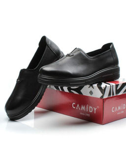 03-5068 BLACK Полуботинки женские (натуральная кожа)