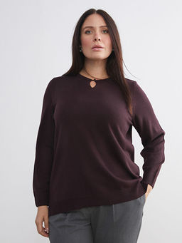 Bisiklet Yaka Kad?n Triko Kazak