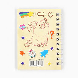 Блокнот А7, 28 листов, набор 4 шт., «Гравити Фолз»