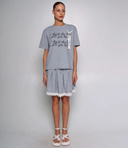 Костюм #КТ6631 (3), серый меланж