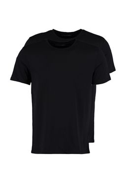 TRENDYOL MAN Siyah Slim/Dar Kesim Basic %100 Pamuklu 2li Paket Bisiklet Yaka K?sa Kollu T-Shirt TMNSS19BO0071 - Trendyolmilla фото 13