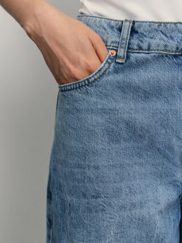 Джинсовые шорты бермуды удлиненные / Zarina  фото 11