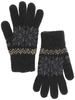 Перчатки женские "Снежинка с зигзагом" 5322-8