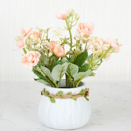 Цветочная композиция Розы 20 см/ 712-52 /уп 80/ - ГалеонТрейд фото 4