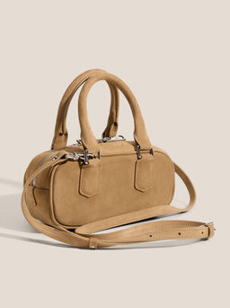 Женская сумка с ручками MAISON DAVID Артикул 4798732, зеленовато-бежевый - Tendance фото 3