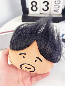 Плюшевый кошелек "Potato family", balck