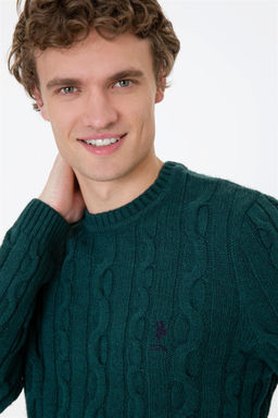 Мужской зеленый свитер Неожиданная скидка в корзине - U.s. polo assn фото 2