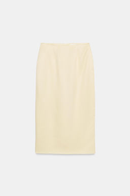 FALDA MIDI RECTA ZW COLLECTION / Crudo - Zara фото 6