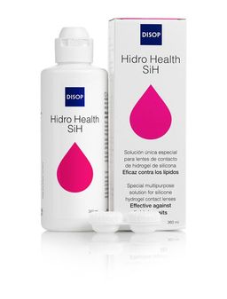 Раствор для контактных линз Hidro Health SiH, 360 мл + контейнер с противомикробным эффектом