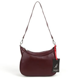 Женская кожаная сумка Sergio Valentini SV-8121 ВайнРед  фото 2