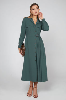 Платье Bazalini 5012 зеленые тона