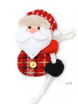 Елочное урашение Дед Мороз 9*11 см / Е123 /уп 10/400/ - Галеонтрейд фото 2