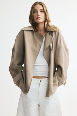Gabardina corta en mezcla de lyocell - H&m фото 2