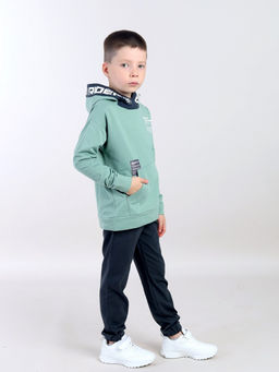 CRB wear / CWKB 63971-37-424 Толстовка для мальчика,зеленый/Ex.Cherubino  фото 2