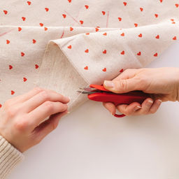 Цена за 2 шт. Ножницы для обрезки ниток, с кольцом, 12 см, МИКС