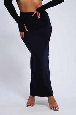 Юбка, футер (01056, черный макси) - Плиона фото 40