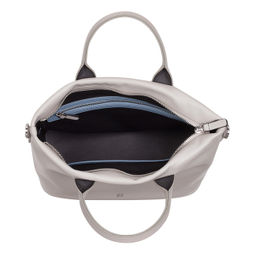 Итальянская женская сумка DuDu Bags серии Jaqueline | жемчужный серый - Dudubags фото 3