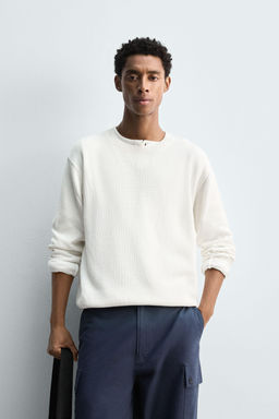 COTTON-HEMP SWEATER - Zara фото 2