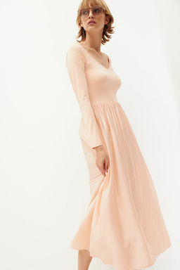 Vestido off-the-shoulder - H&m фото 3