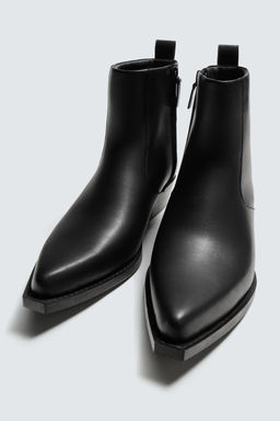 POINTED TOE COWBOY BOOTS - Zara фото 2