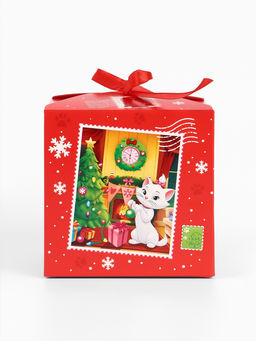 Цена за 3 шт. Коробка складная Новогодняя почта, 12 ? 12 ? 12 см