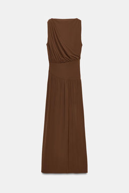 VESTIDO FAJ?N LATERAL / Aceite - Zara фото 7