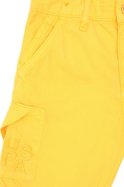 Шафрановые тканые шорты для мальчика - U.s. polo assn фото 3