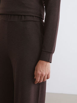 Beli Lastikli Parlak G?r?n?ml? Kad?n Pantolon