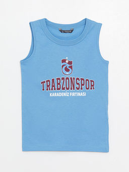 Bisiklet Yaka Trabzonspor Bask?l? Erkek ?ocuk Atlet ve Deniz ?ortu - Waikiki фото 2