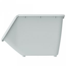 Контейнер для продуктов 10,5л, 33,7х23,8х21,7см, откидная крышка с отверстиями, полипропилен, серый (Россия) - Домашняя мода фото 4