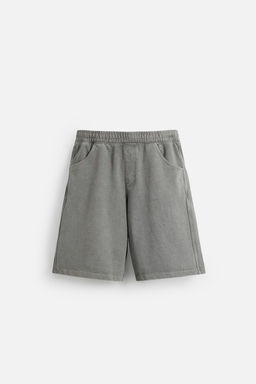 BAGGY FIT JOGGER BERMUDA SHORTS - Zara фото 17
