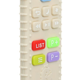 Прорезыватель для зубов «Пульт детский», бежевый, размер 16 см, Крошка Я