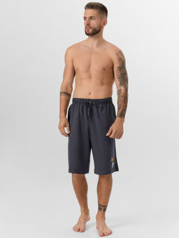 Шорты мужские серые с принтом - Mark formelle фото 3